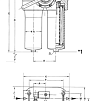 Double filter PI 3705-015 Q-50l/min, P 200 bar V-50l/min art.77810328